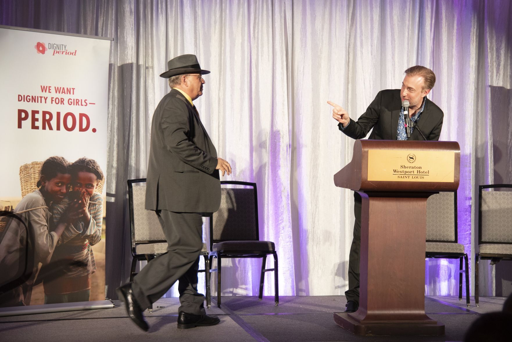 Dr. Lewis Wall and Brett Walkow